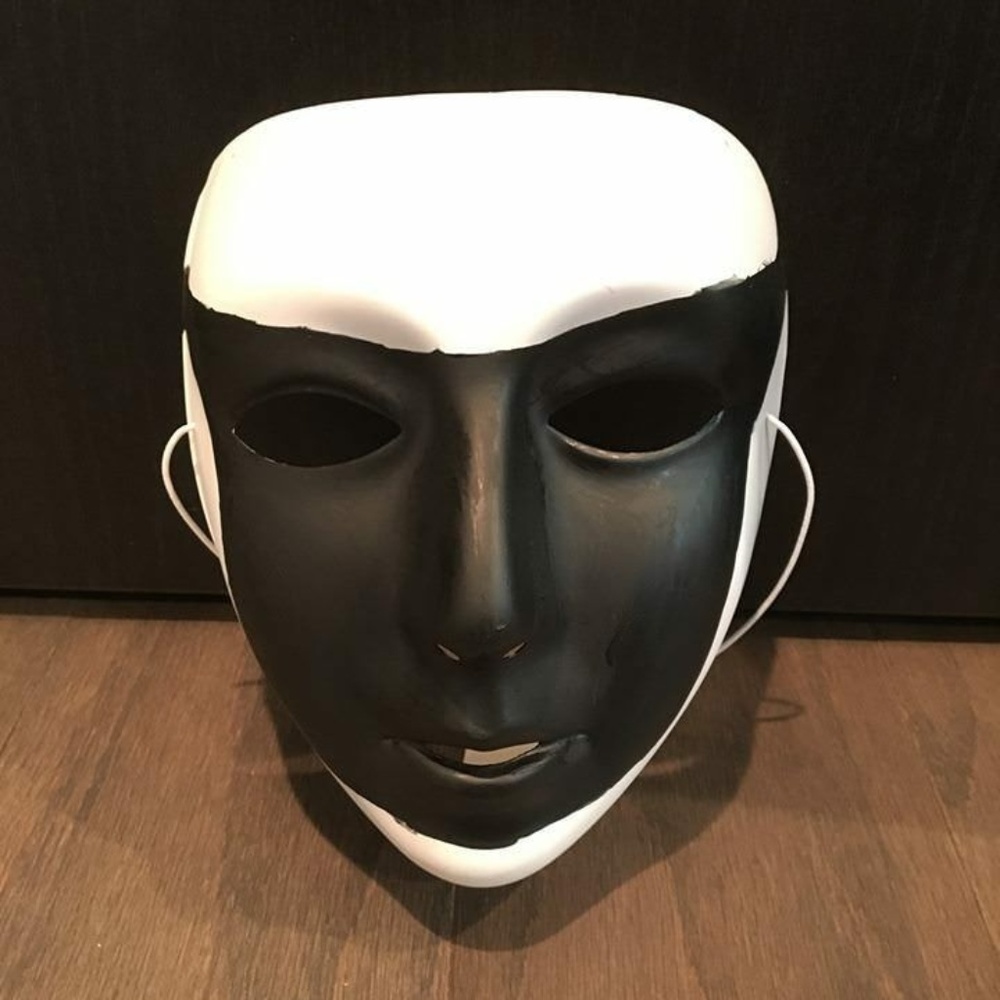 Customized Black and White Mask #4